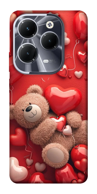 Чохол на Infinix Hot 40 Pro bear in hearts фото 1 з 1
