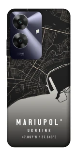 Чехол на Realme Note 60 Mariupol map фото 1 из 1