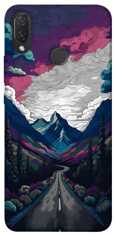 Чехол на Huawei P Smart+ (nova 3i) Нарисованные горы фото 1 из 1