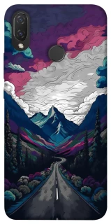 Чехол на Huawei P Smart+ (nova 3i) Нарисованные горы фото 1 из 1
