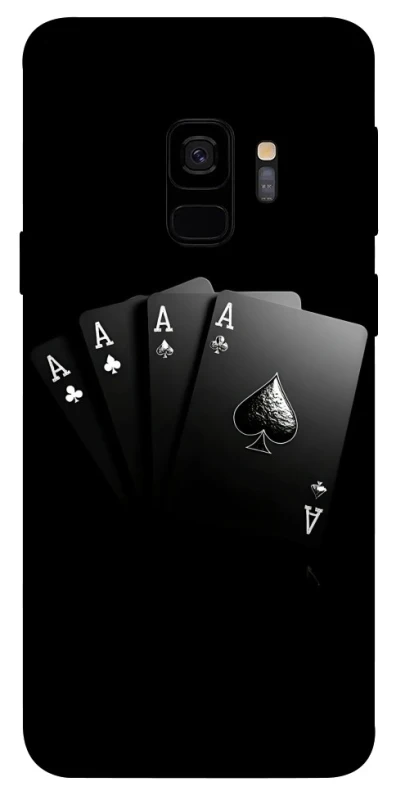 Чохол на Samsung Galaxy S9 Black Cards фото 1 з 1