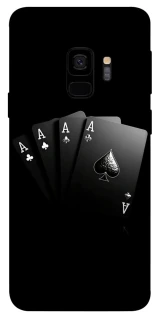 Чехол на Samsung Galaxy S9 Black Cards фото 1 из 1