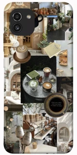 Чехол на Samsung Galaxy A03 Coffee collage ver.4 фото 1 из 1