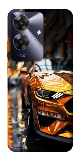 Чохол на Realme Note 60 Golden sports car фото 1 з 1