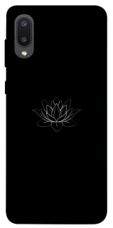 Чохол на Samsung Galaxy A02 Black Lotus фото 1 Чохол на Samsung Galaxy A02 Black Lotus фото 1 з 1