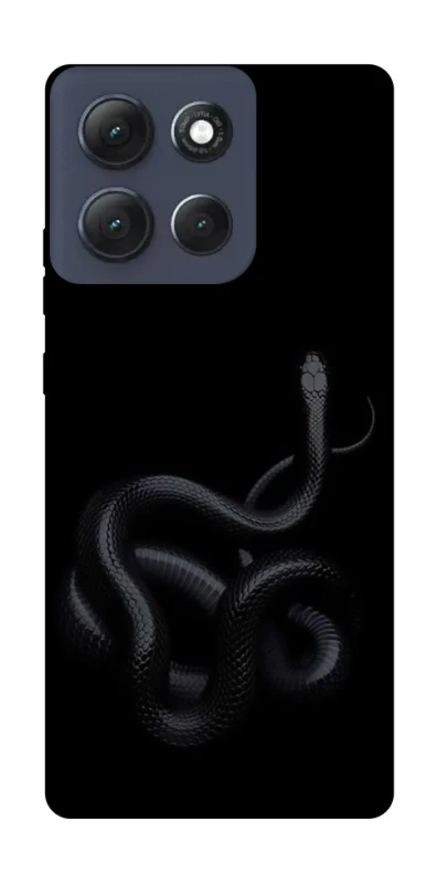 Чохол на Motorola Moto G86 Power Black snake фото 1 з 1