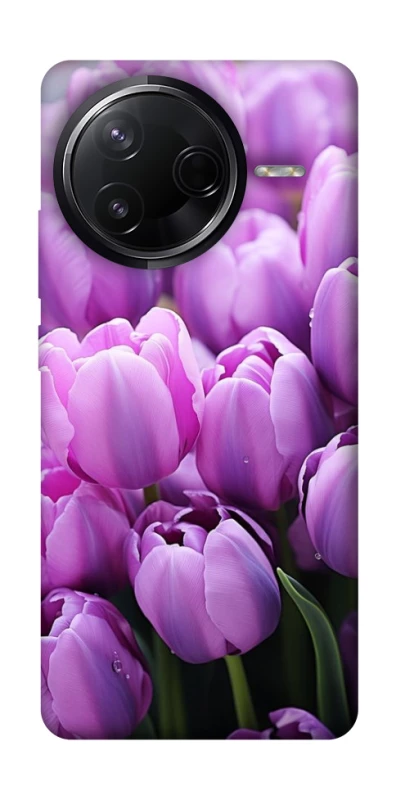 Чехол на Infinix Note 50 Pro Фиолетовые тюльпаны фото 1 из 1