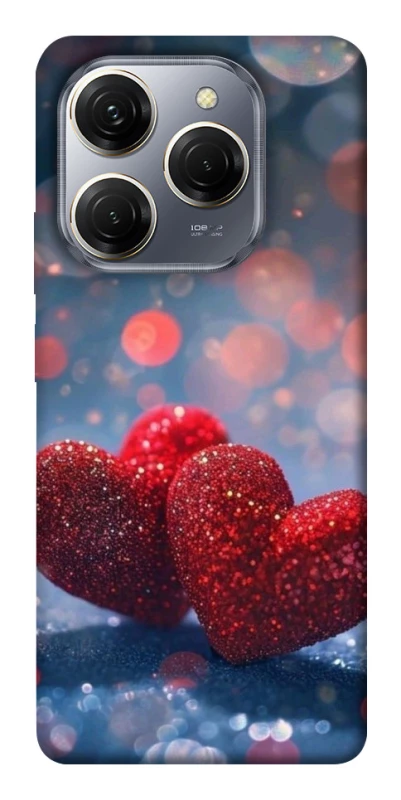 Чохол на TECNO Spark 20 Pro Red hearts фото 1 з 1