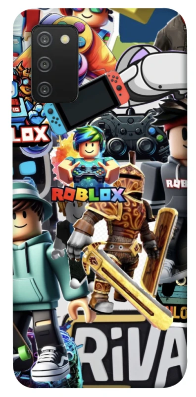 Чехол на Samsung Galaxy A03s Roblox collage ver.1 фото 1 из 1