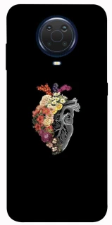 Чехол на Nokia G20 / G10 / 6.3 Heart with flowers фото 1 из 1