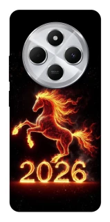 Чехол на Xiaomi Redmi 14C / Poco C75 Red Fire Horse ver.1 фото 1 из 1