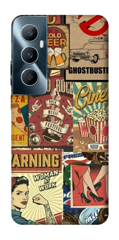 Чохол на Realme C65 4G Retro collage ver.2 фото 1 з 1