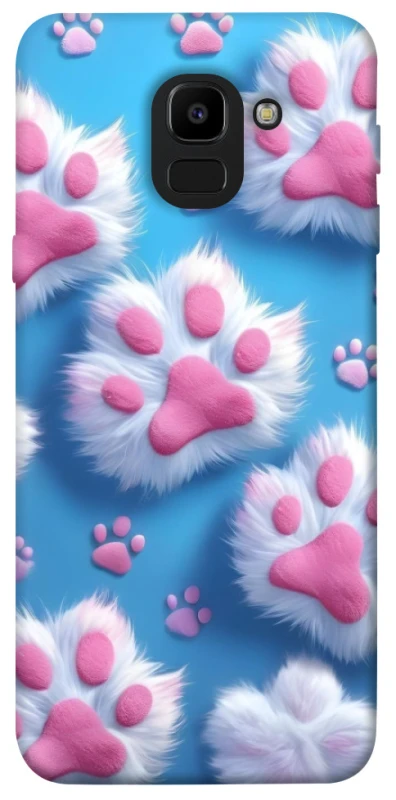 Чохол на Samsung J600F Galaxy J6 (2018) Cat paw фото 1 з 1