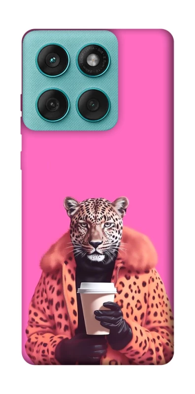 Чохол на Motorola Edge 60 Fusion Леопард з кавою фото 1 з 1