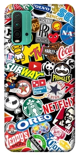 Чехол на Xiaomi Redmi Note 9 4G / Redmi 9 Power brands фото 1 из 1