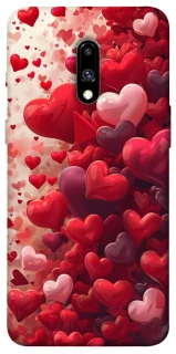 Чехол на OnePlus 7 Many hearts фото 1 из 1