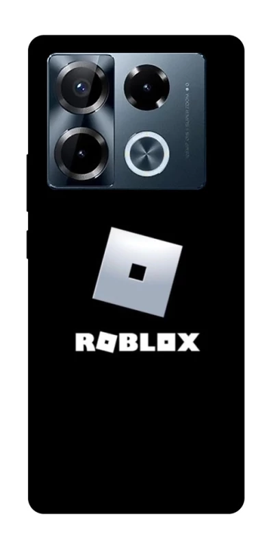 Чохол на Infinix Note 40 Pro 4G Roblox logo black фото 1 з 1
