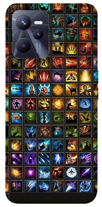 Чехол на Realme C35 Abilities menu ver.3 фото 1 из 1