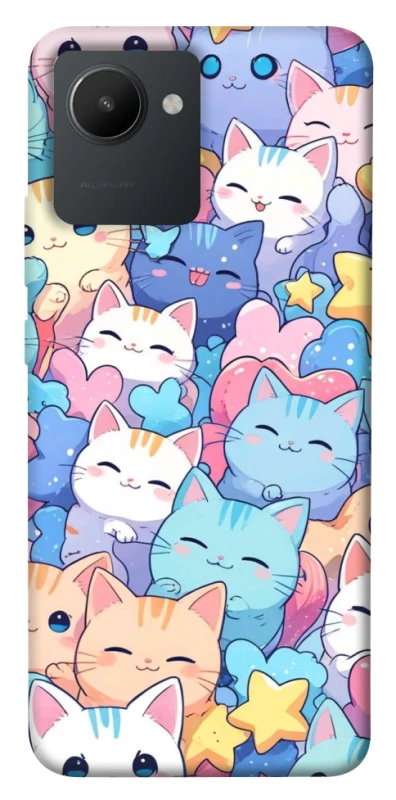 Чохол на Realme C30s Funny Kittens ver.3 фото 1 з 1