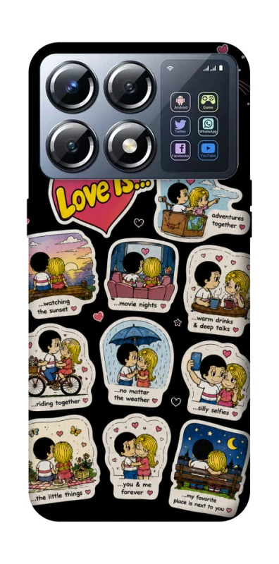 Чохол на Xiaomi POCO X8 Pro Love is ver.4 фото 1 з 1
