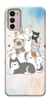 Чохол на Motorola Moto G42 Funny Pets ver.2 фото 1 з 1