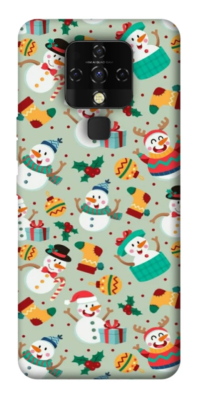 Чохол на TECNO Camon 16 SE Новорічний v2 фото 1 з 1