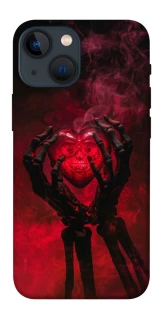 Чехол на Apple iPhone 13 mini (5.4") Heart in the hands of a skeleton фото 1 из 1