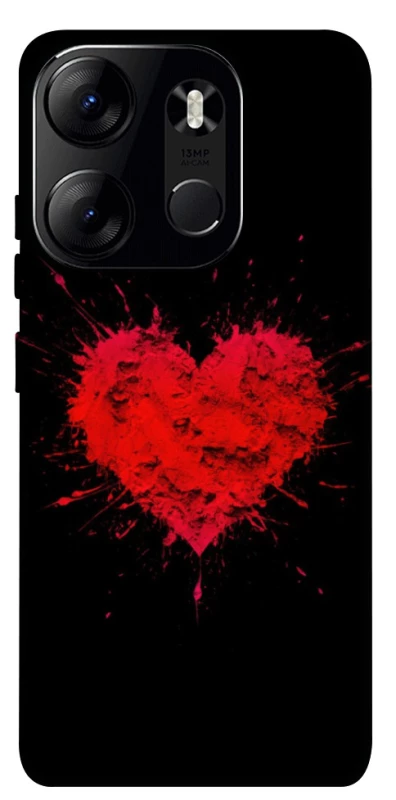 Чохол на Tecno Spark Go 2023 Splash heart фото 1 з 1