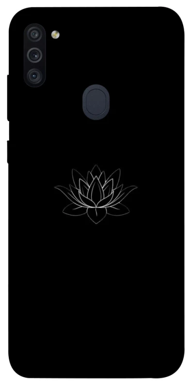 Чохол на Samsung Galaxy M11 Black Lotus фото 1 Чохол на Samsung Galaxy M11 Black Lotus фото 1 з 1