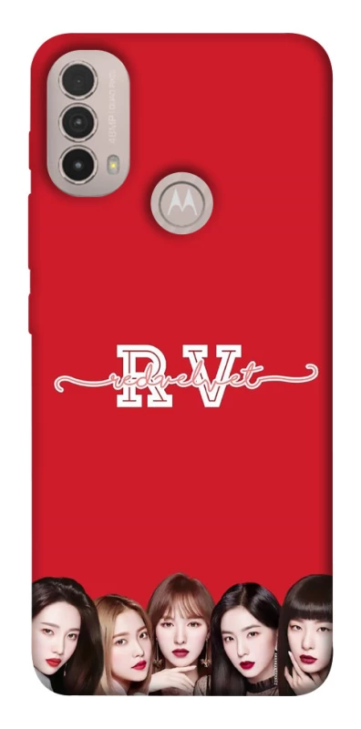 Чехол на Motorola Moto E40 RED VELVET v3 фото 1 из 1