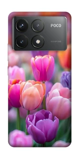 Чохол на Xiaomi Poco F6 Pro Тюльпанове поле фото 1 з 1