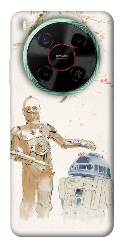Чохол на ZTE Nubia V70 Max Star Wars robots фото 1 з 1