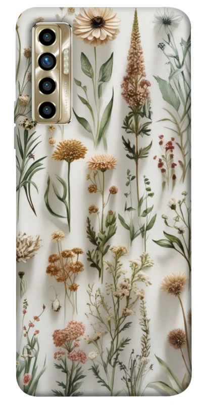 Чехол на TECNO Camon 17P Floral design ver.2 фото 1 из 1