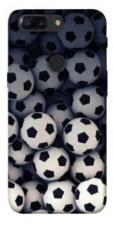 Чехол на OnePlus 5T Футбольные мячи фото 1 из 1