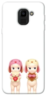 Чехол на Samsung J600F Galaxy J6 (2018) Puppy Love Duo фото 1 из 1
