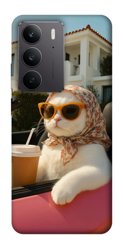 Чохол на Realme C75 Stylish Cat Cruise фото 1 з 1
