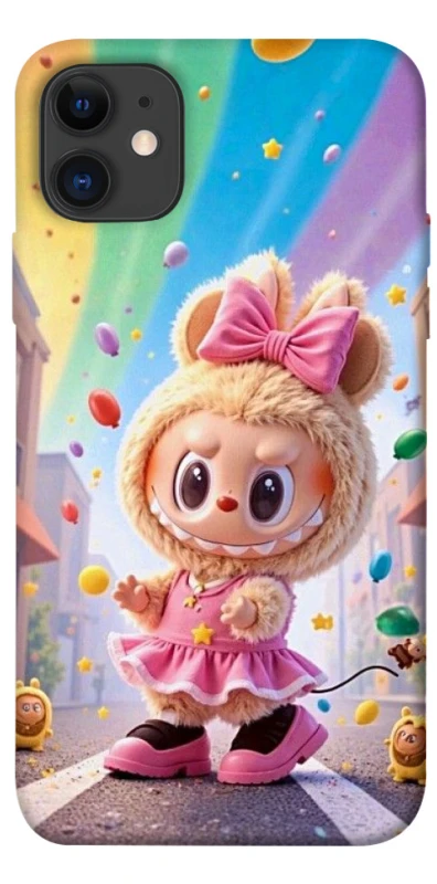 Чохол на Apple iPhone 11 (6.1") Labubu rainbow фото 1 з 1
