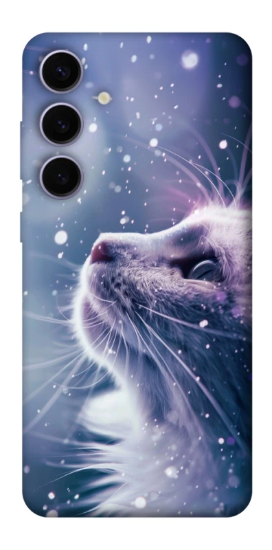 Чехол на Samsung Galaxy S25+ Snow cat фото 1 из 1