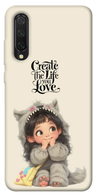 Чохол на Xiaomi Mi CC9 / Mi 9 Lite Create the life you love фото 1 з 1