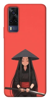 Чехол на Vivo Y53s Red samurai фото 1 из 1