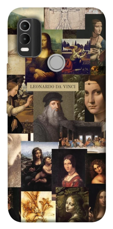 Чехол на Nokia C21 Plus Leonardo da Vinci фото 1 из 1