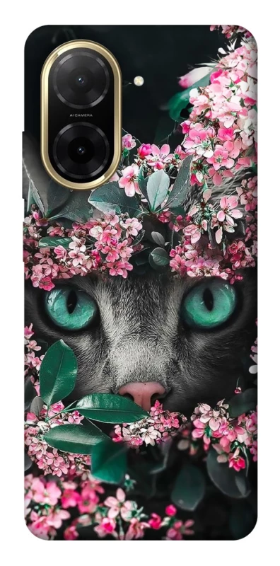 Чехол на Xiaomi Redmi A5 (Europe version) Кот в цветах фото 1 из 1
