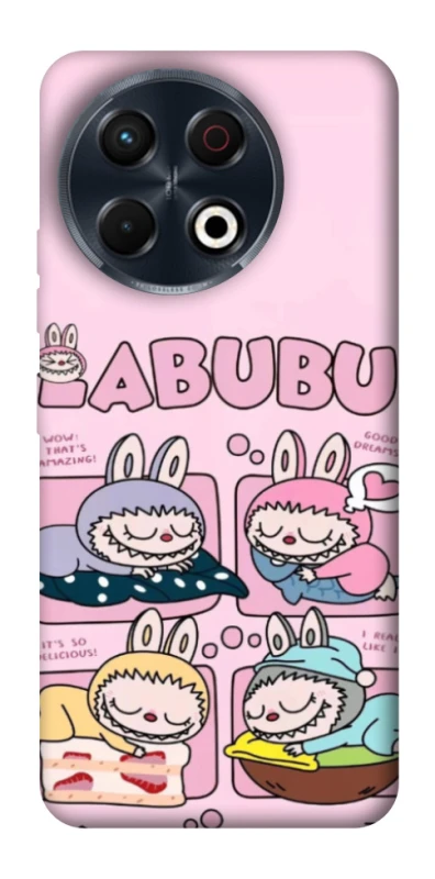 Чохол на TECNO Spark 30 Pro (KL7) Labubu Dreams Collage фото 1 з 1