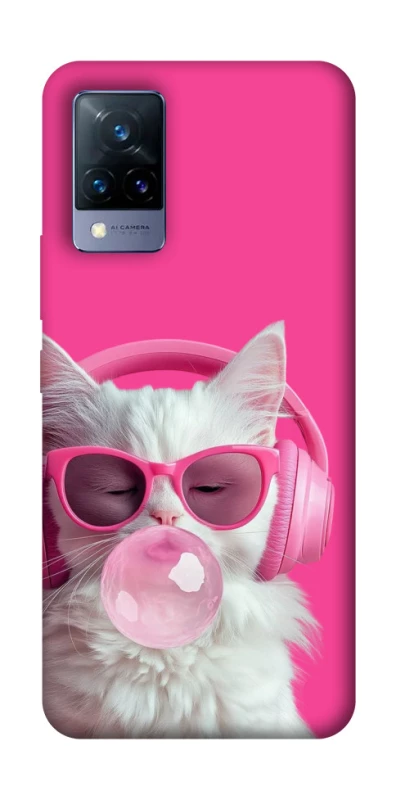 Чохол на Vivo V21 Pink kitty фото 1 з 1