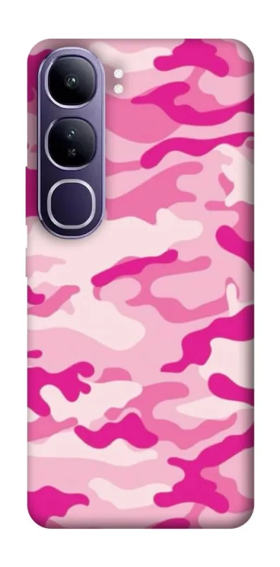 Чехол на Vivo Y300 camouflage pink фото 1 из 1