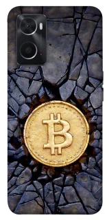 Чохол на Oppo A76 4G Bitcoin cracks фото 1 з 1
