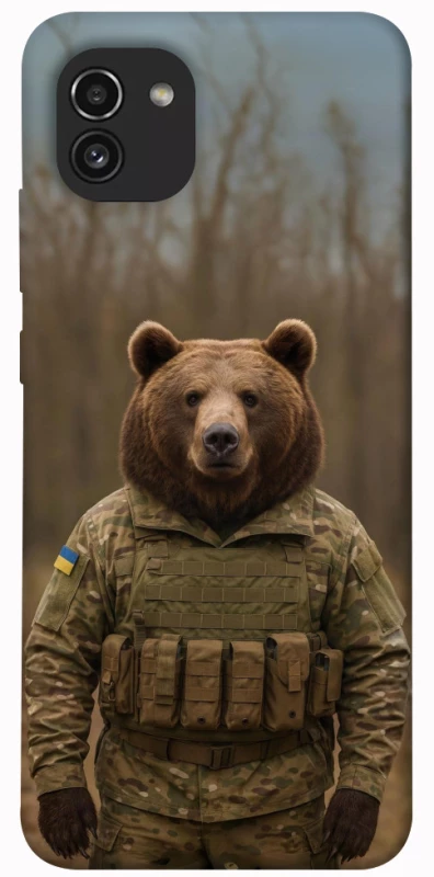Чохол на Samsung Galaxy A03 Ведмідь захисник фото 1 з 1