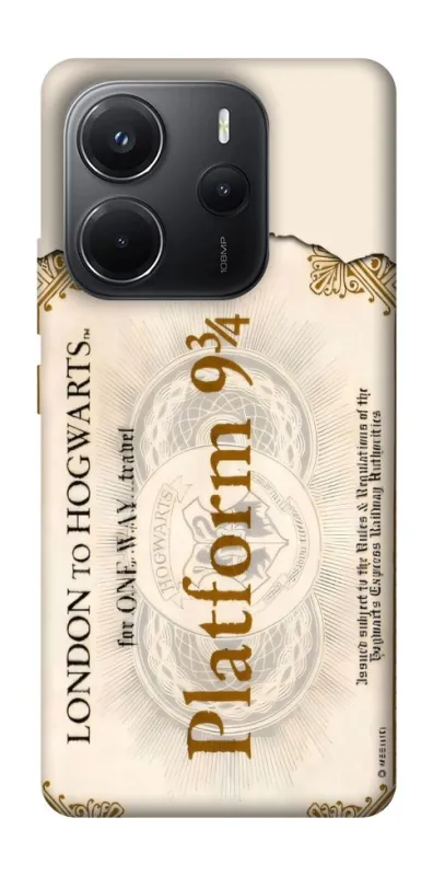 Чехол на Xiaomi Redmi Note 14 4G (Int. version) Ticket 9-3/4 фото 1 из 1