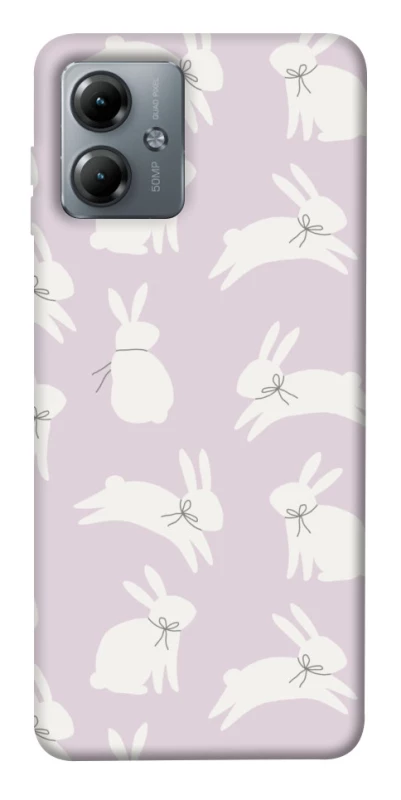 Чохол на Motorola Moto G14 Bunny Kisses фото 1 з 1