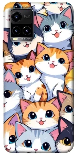 Чехол на Vivo Y21 / Y33s Cute Cat v2 фото 1 из 1